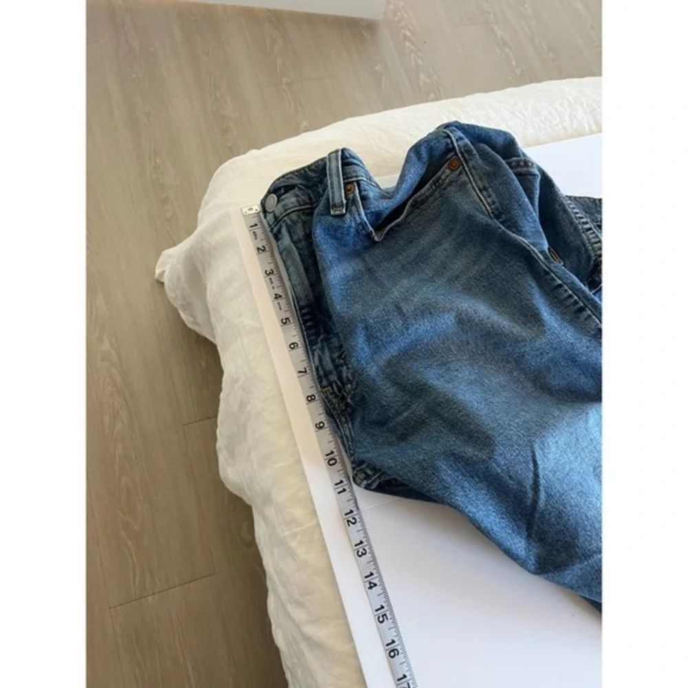Levis 511 Jeans Mens 36x25 Blue Slim Straight Mid Rise Medium Wash Stretch Denim
